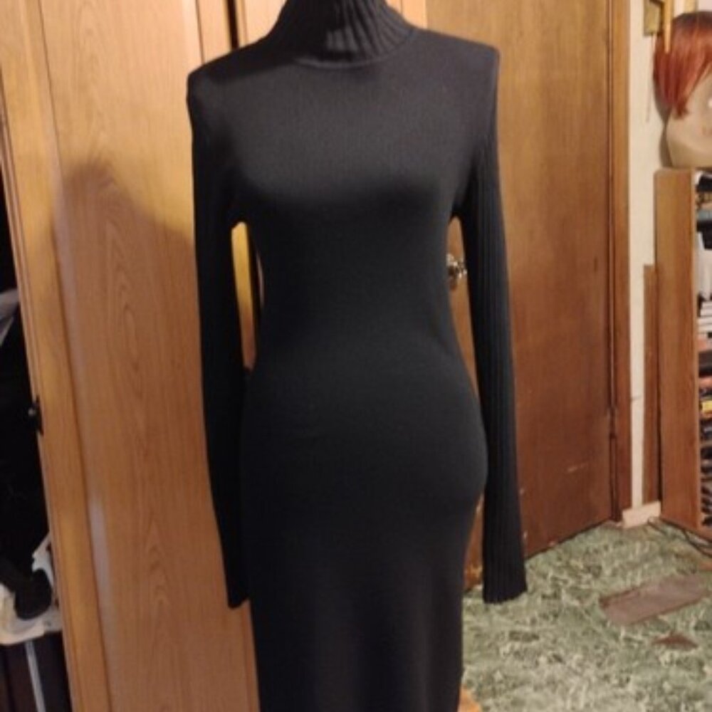 EUC silk cashmere blend sweater dress, small